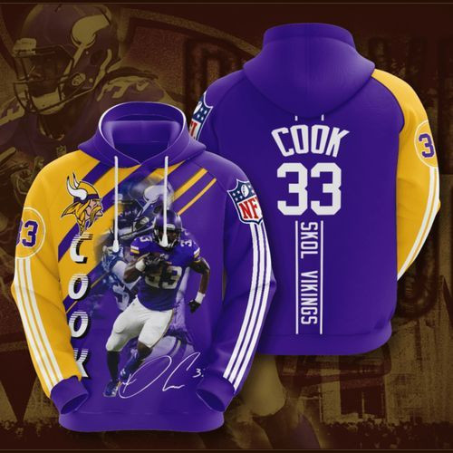 Amazon Sports Team Nfl Minnesota Vikings No309 Hoodie 3D