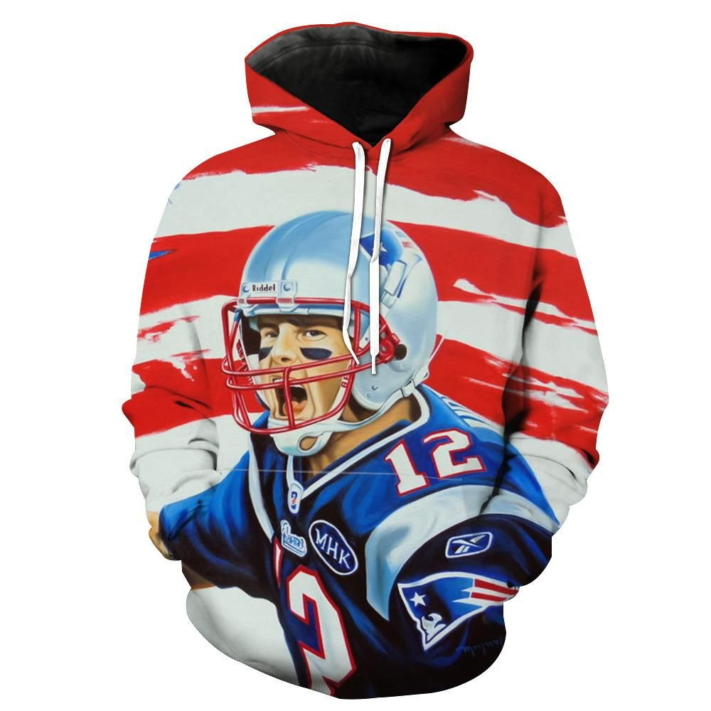 Tom Brady 3D All Over Print Hoodie, Zip-up Hoodie