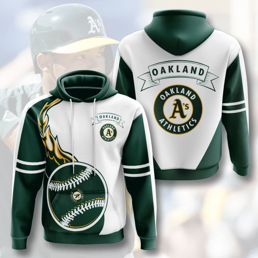 Oakland Athletics No1510 Custom Hoodie 3D