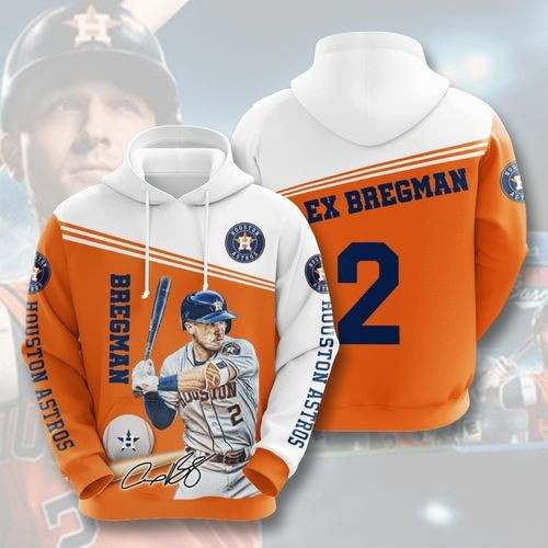 Amazon Sports Team Alex Bregman Houston Astros No861 Hoodie 3D