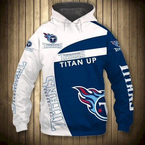 Tennessee Titans NFL Titan Up 3D Full Printing Hoodie