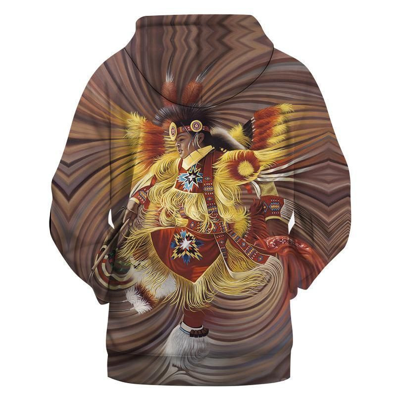 Powwow Dancers Native American Pullover Unisex Hoodie BT03