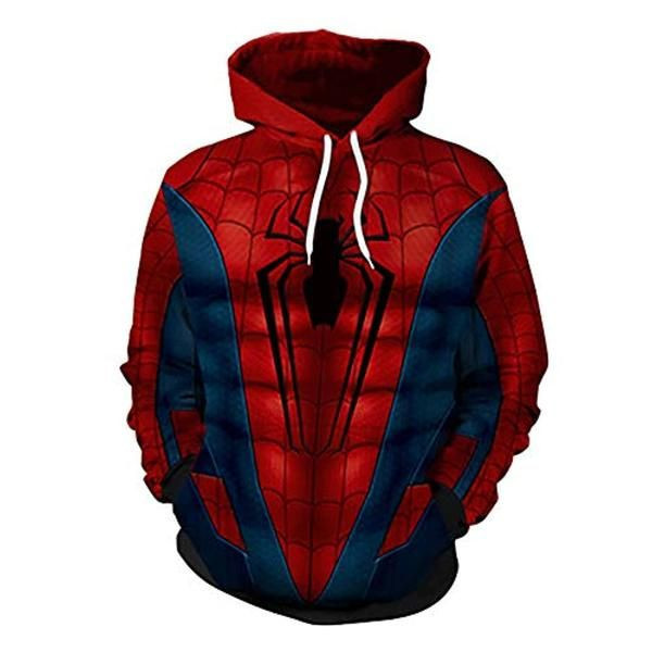 The Avengers Spiderman 3D All Over Print Hoodie, Zip-up Hoodie