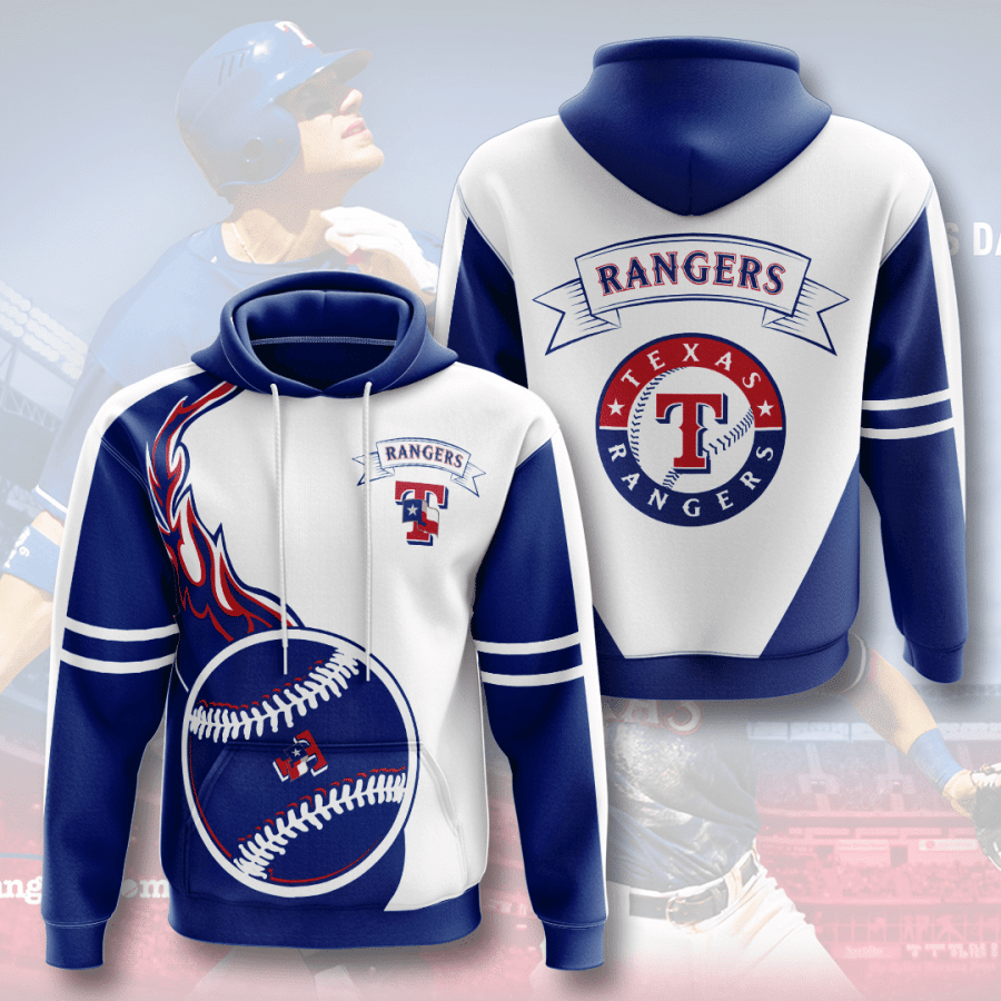 TEXAS RANGERS All Over Printed Hoodie