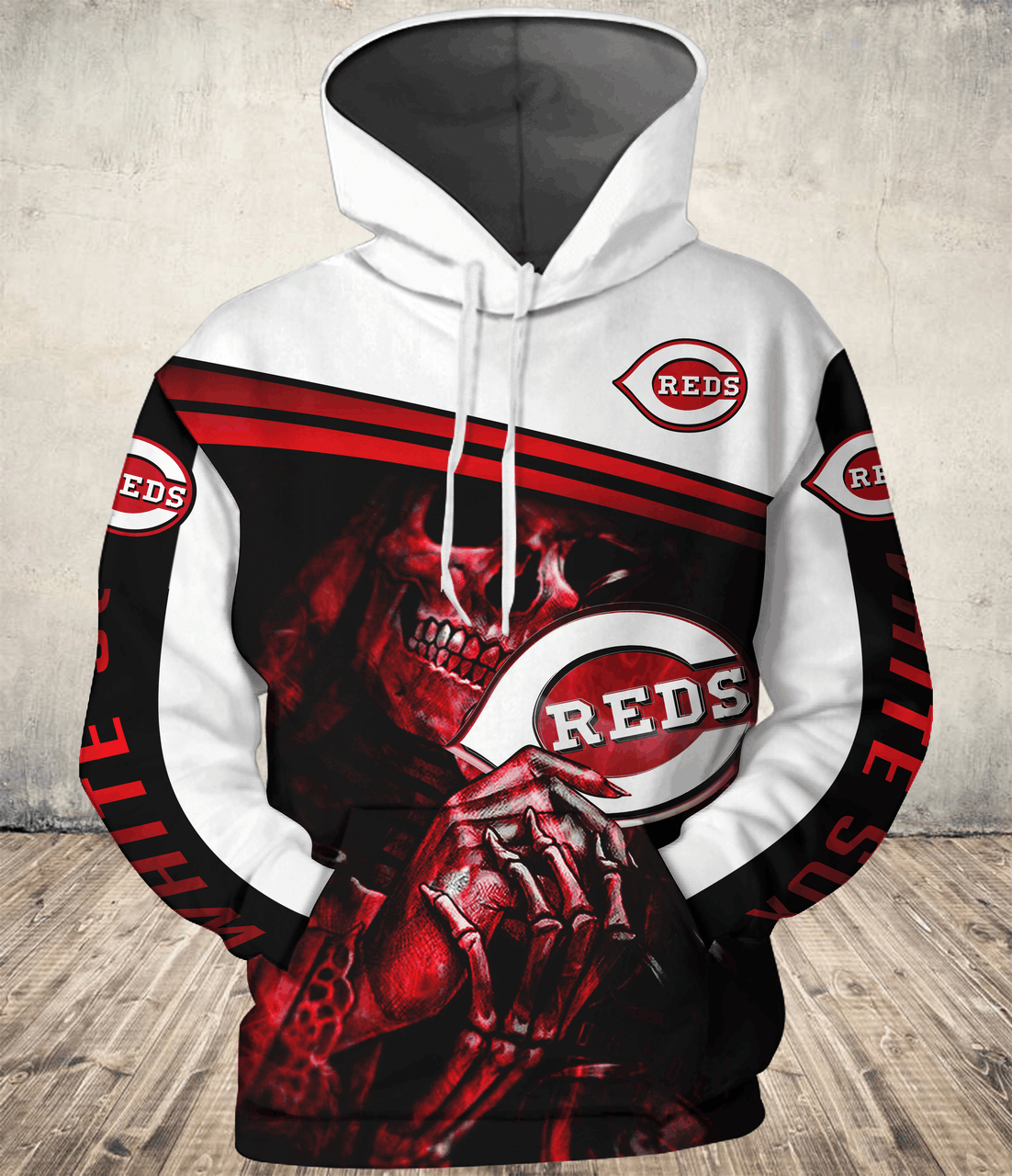 Mlb- Cincinnati Reds 3d Hoodie Style 11