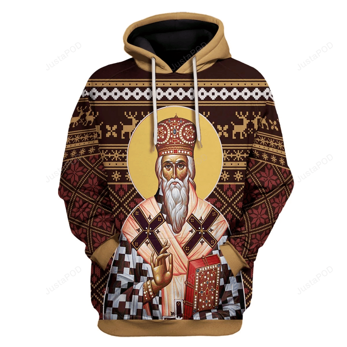 St. Vasilije of Ostrog 3D All Print Hoodie, Zip- Up Hoodie