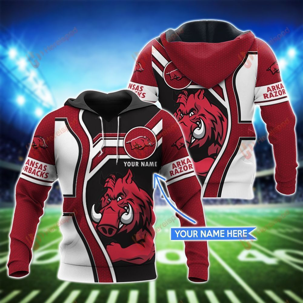 Arkansas Razorbacks Personalized 3D Hoodie TUT21032402