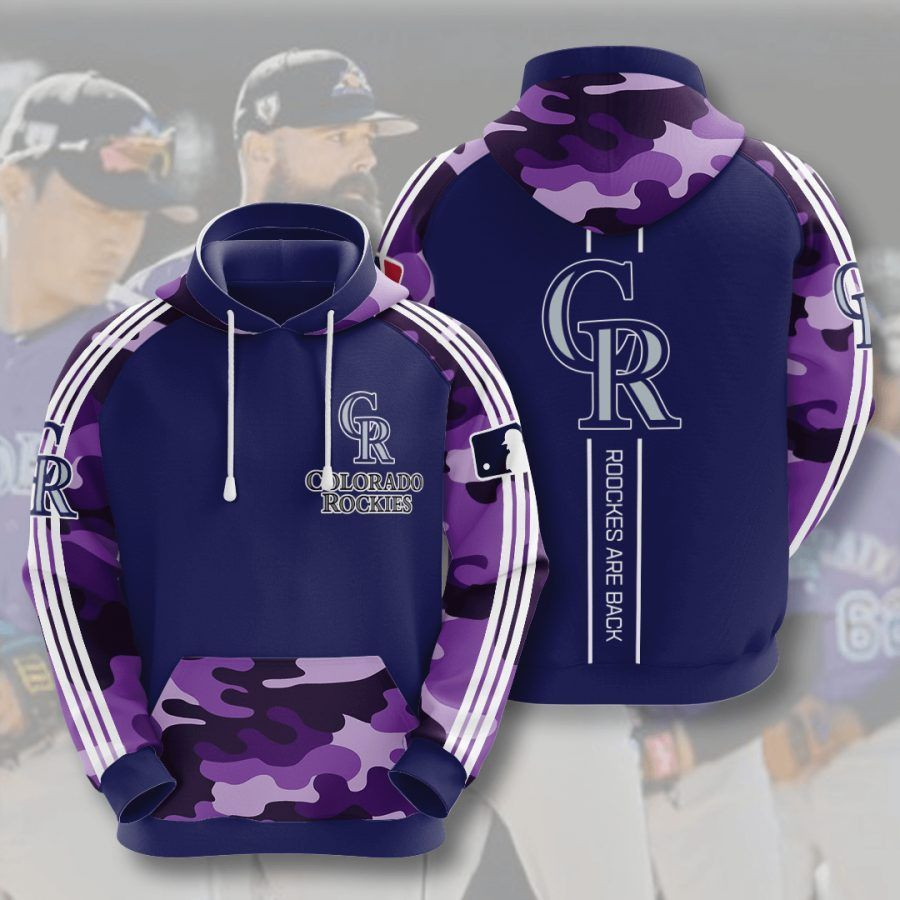 Colorado Rockies 3D Hoodie