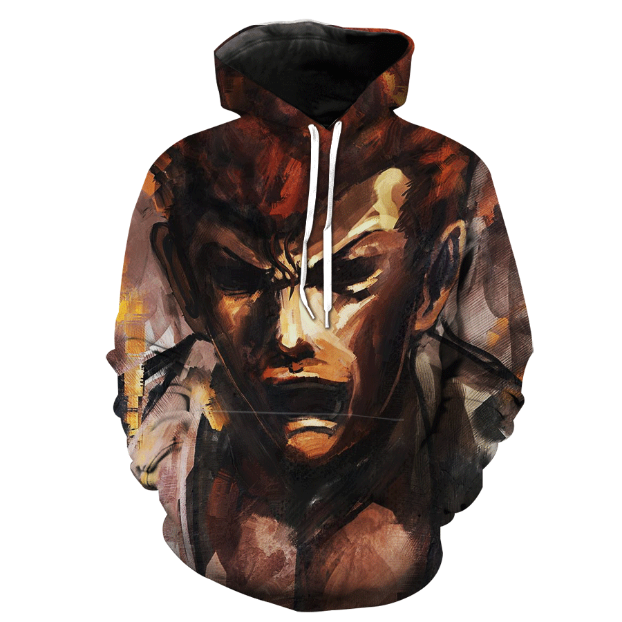 Kazuma Kuwabara Anime Shop Yu Yu Hakusho Hoodie 3D #16787