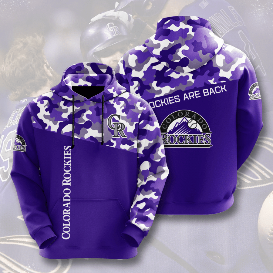 Colorado Rockies 3D Hoodie