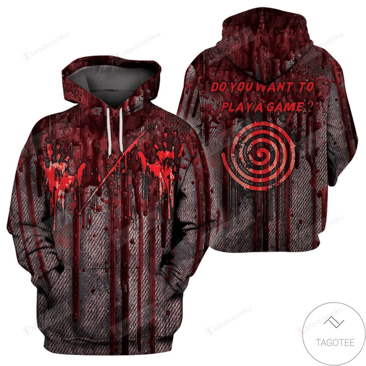 Great Quality Halloween Horror Do You Want To Play A Game 3D All Over Print Hoodie, Zip-up Hoodie