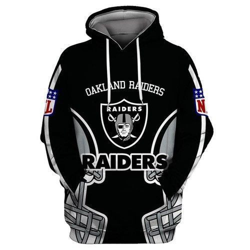 Oakland Raiders 3D Hoodie Sweatshirt