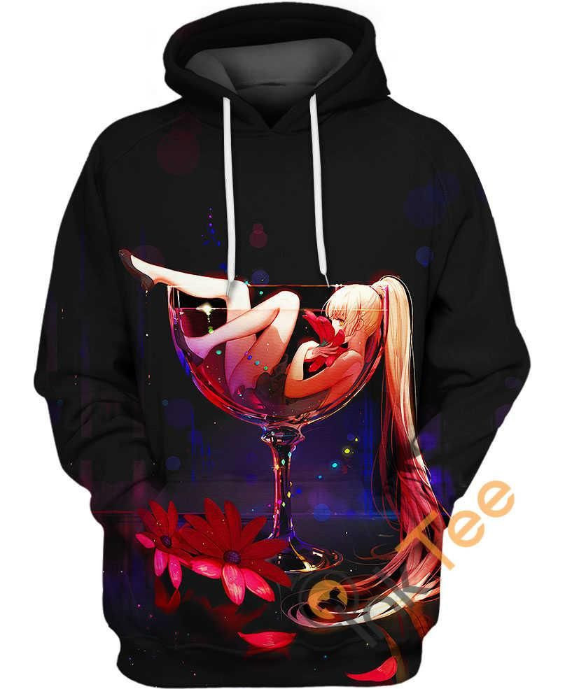 Red Glass Amazon Hoodie 3D