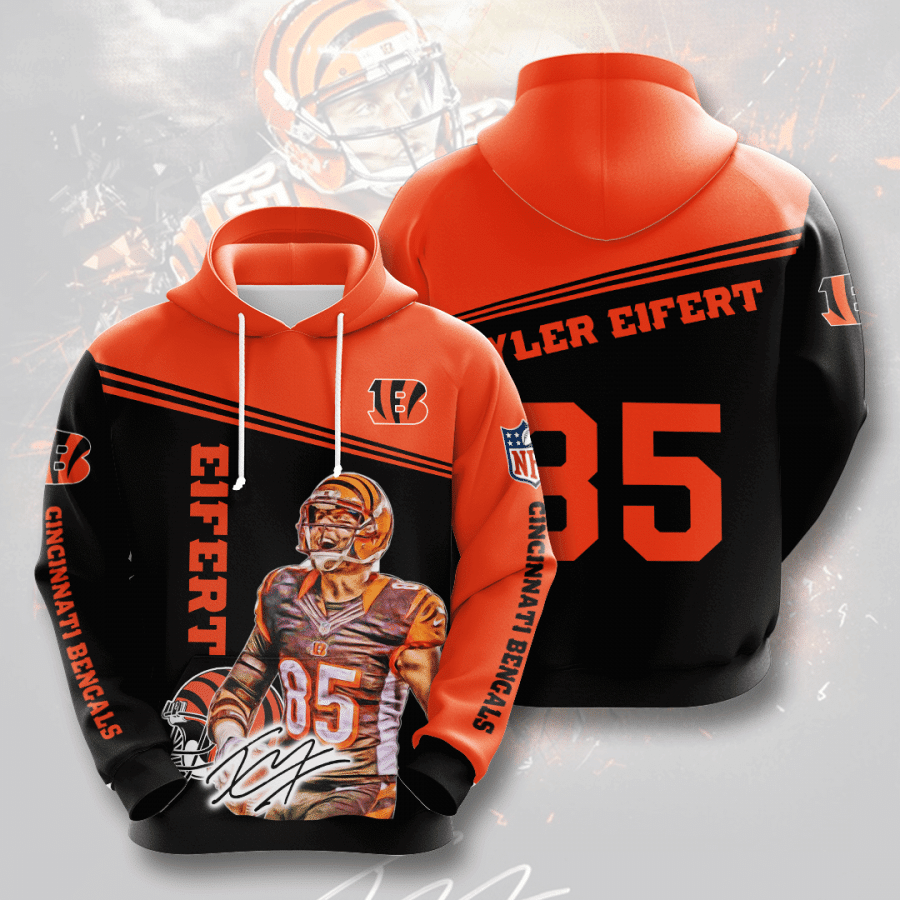 Cincinnati Bengals 3D All Over Printed Hoodie, Zip- Up Hoodie