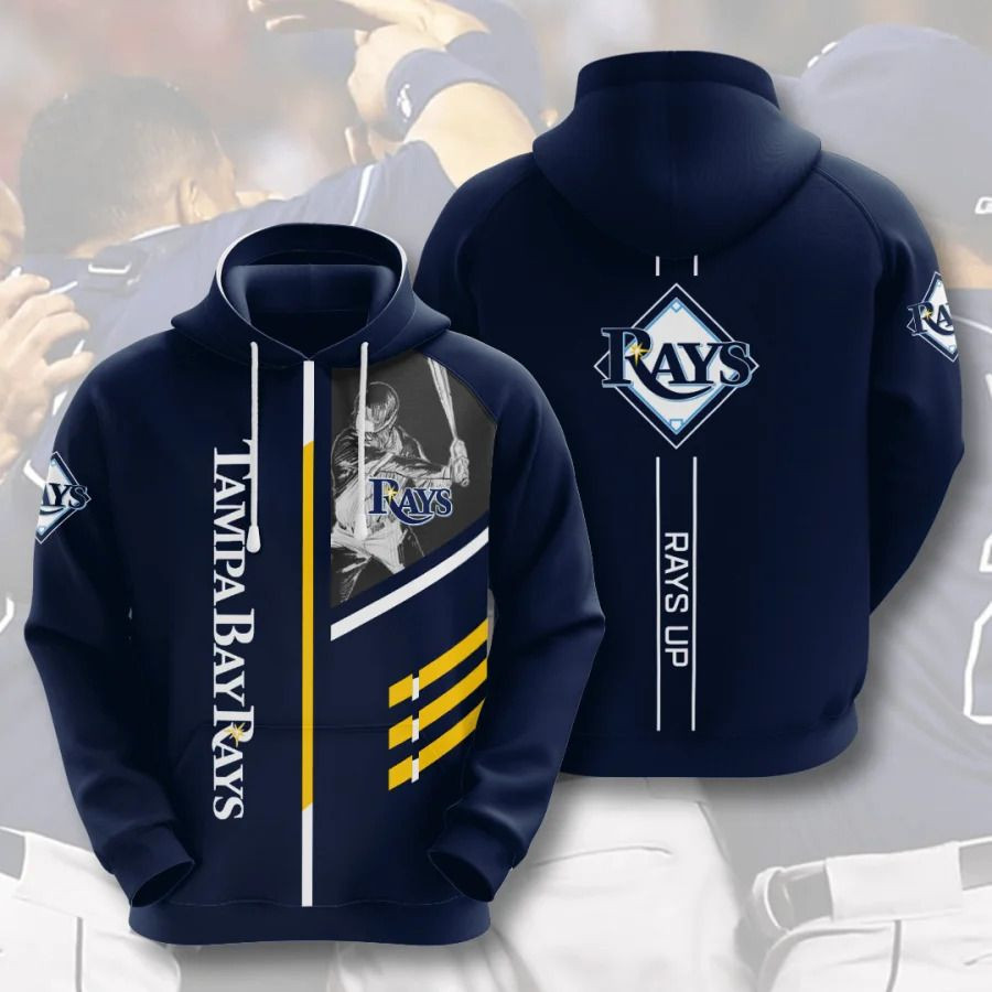 Mlb- Tampa Bay Rays 3d Hoodie Style 02