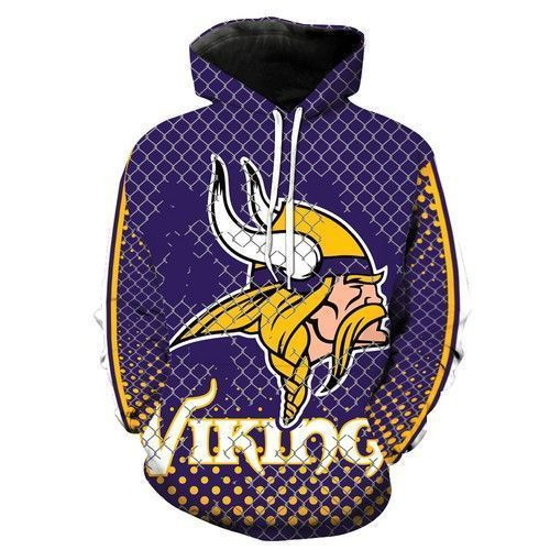 Sports Team Nfl Minnesota Vikings No112 Hoodie 3D