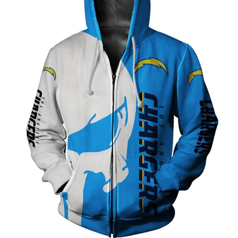 Los Angeles Chargers 3D All Over Print Hoodie, Zip-up Hoodie