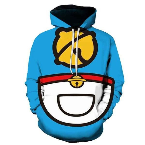 Doraemon 3D All Over Print Hoodie, Zip-up Hoodie