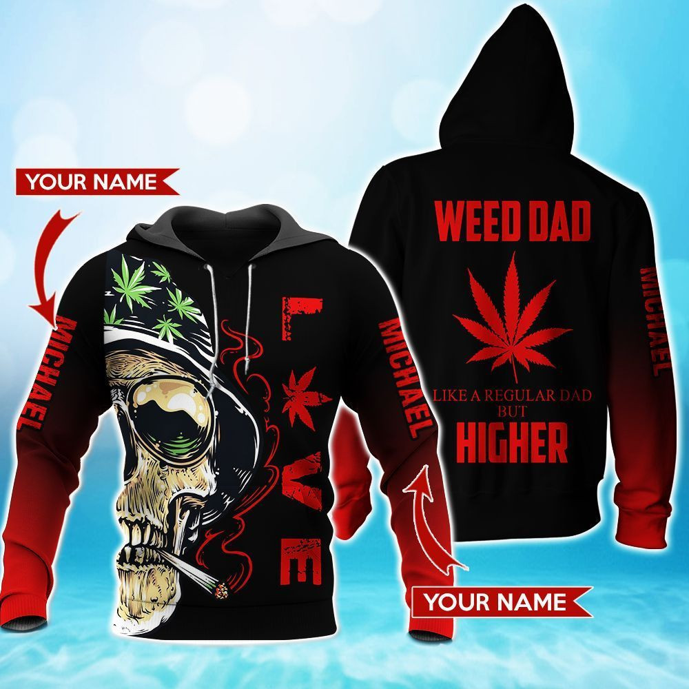 Weed Dad 3D HOODIE