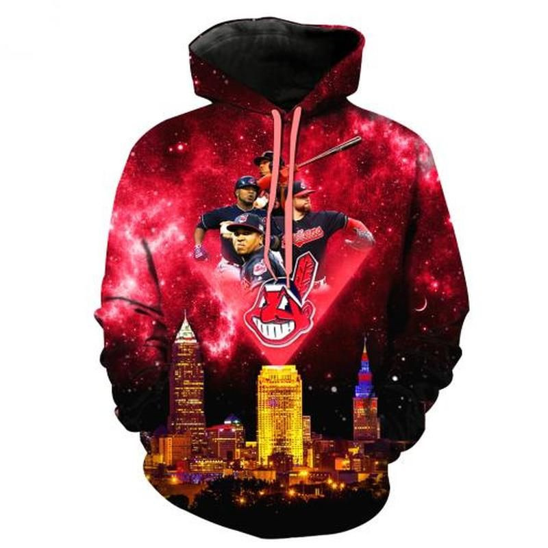 Mlb- Cleveland Indians 3d Hoodie Style 10