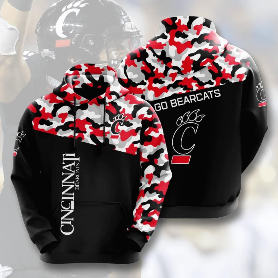 Ncaa- Cincinnati Bearcats 3d Hoodie Style 04