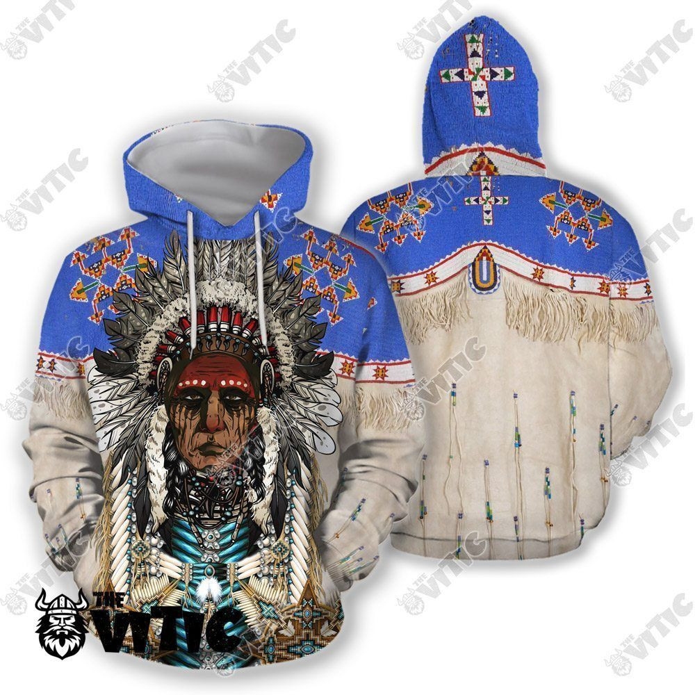 Chiefman Native American Hoodie 3809