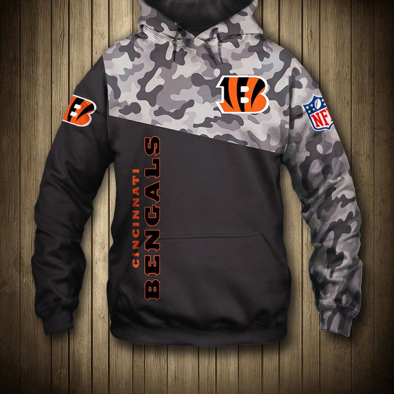 Cincinnati Bengals 3d Hoodie