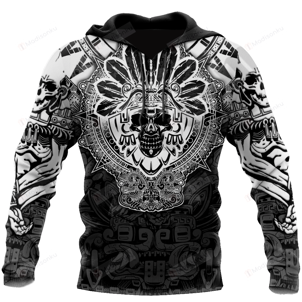 Tattoo Skull Gothic Art 3D All Over Print Hoodie, Zip-up Hoodie