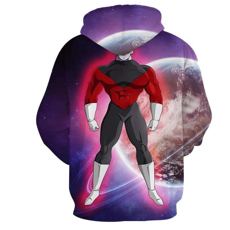 Dragon Ball Z The Unstoppable Jiren The Gray Purple 3d All Over Print Hoodie, Zip-Up Hoodie