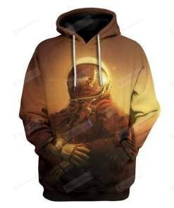 Mona Lisa Or Nasa Astronaut  For Unisex 3D All Print Hoodie, Zip- Up Hoodie