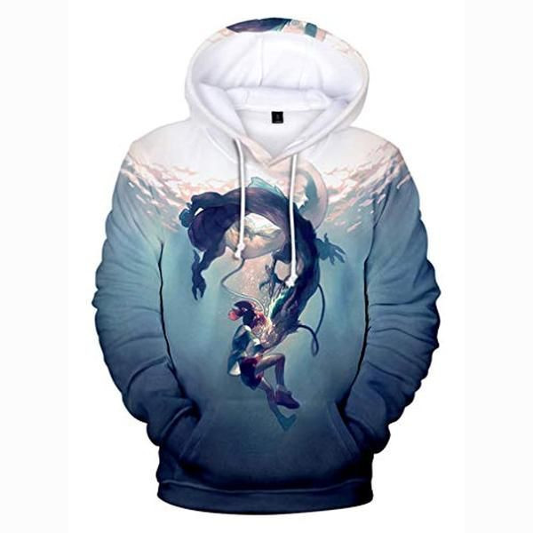 Anime Spirited Away 3D All Over Print Hoodie, Zip-up Hoodie