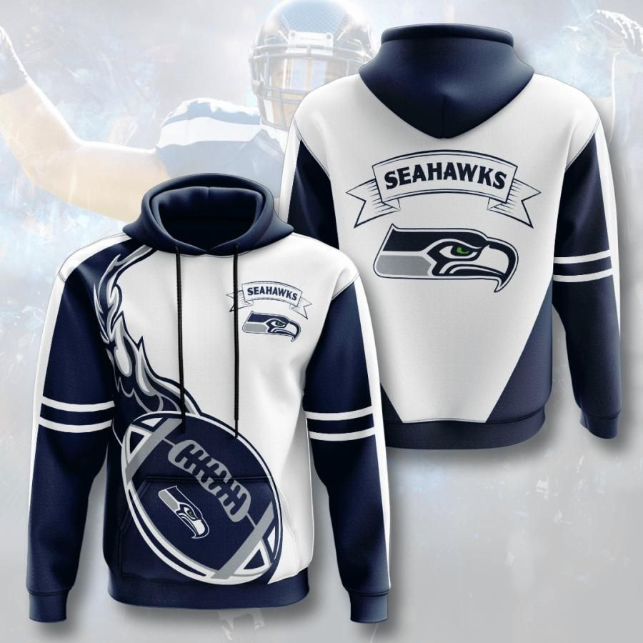 Seattle Seahawks No1811 Custom Hoodie 3D Size S to 5XL