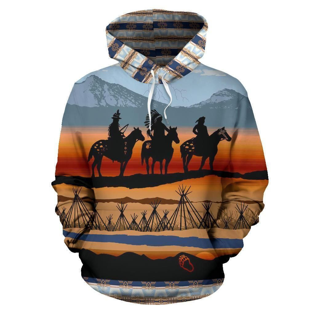 Chief And Warriros Native American Pullover Unisex Hoodie BT06