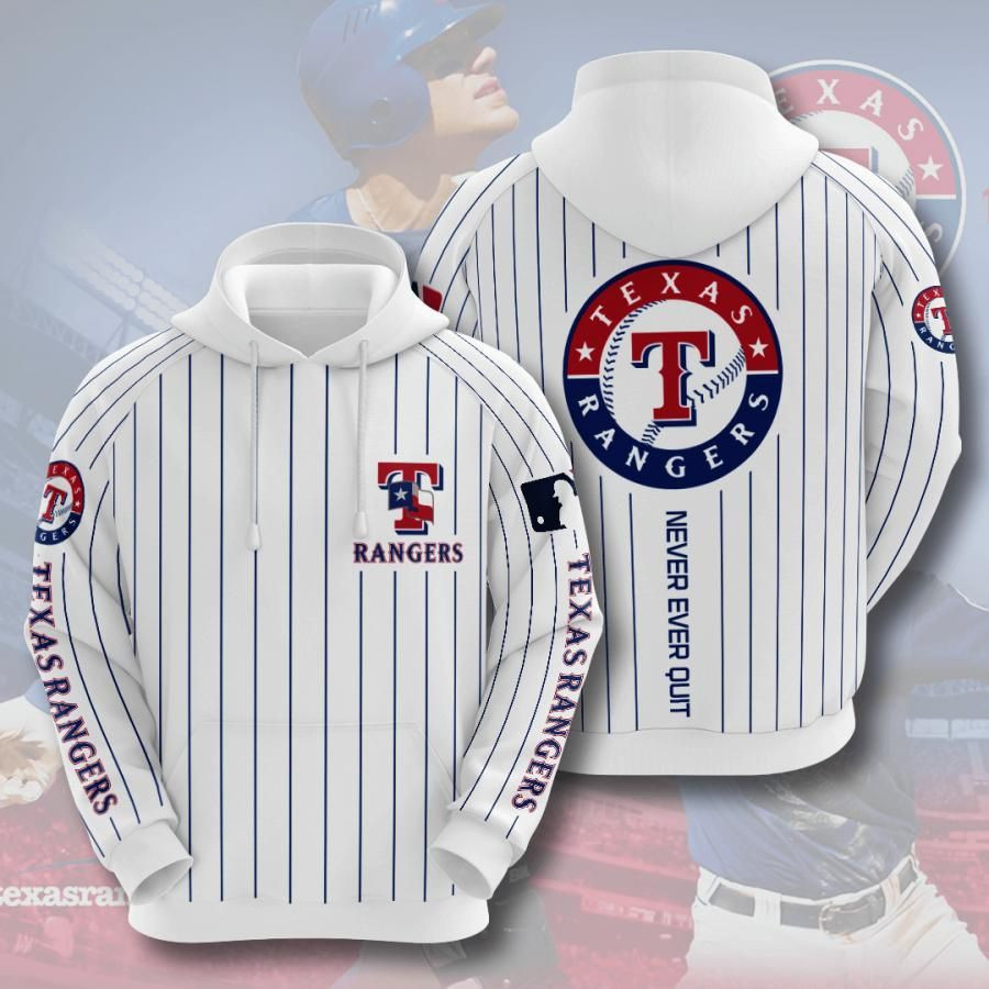 Texas Rangers No1962 Custom Hoodie 3D Size S to 5XL