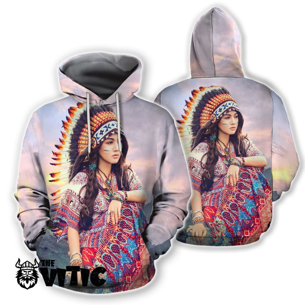 Thevitic? Native American Hoodie HD03435