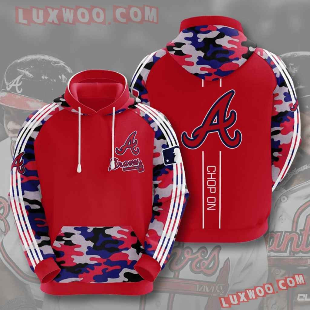 Mlb Atlanta Braves 3d Hoodie  2021