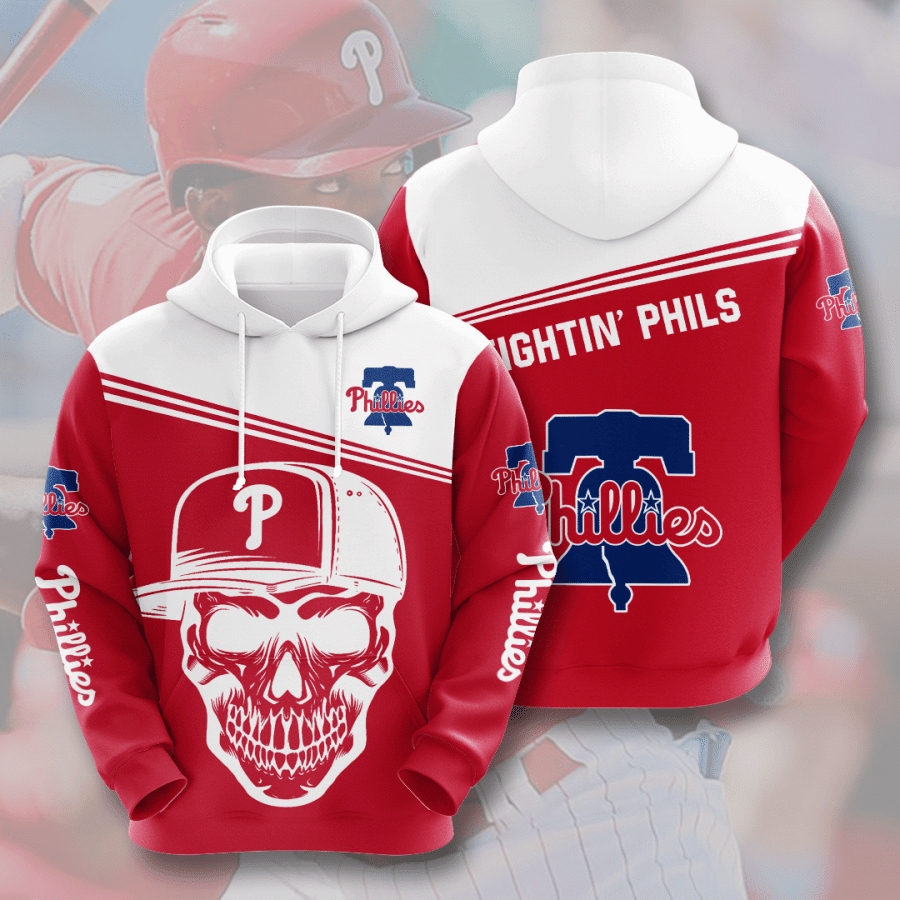 Mlb- Philadelphia Phillies 3d Hoodie Style 04