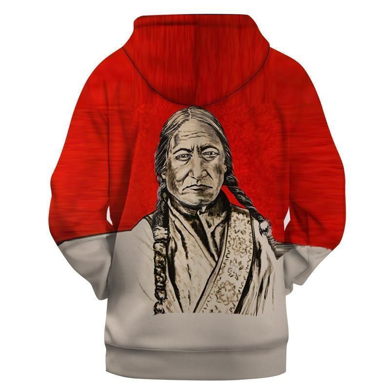 Red Chieft Native American Hoodie BT02