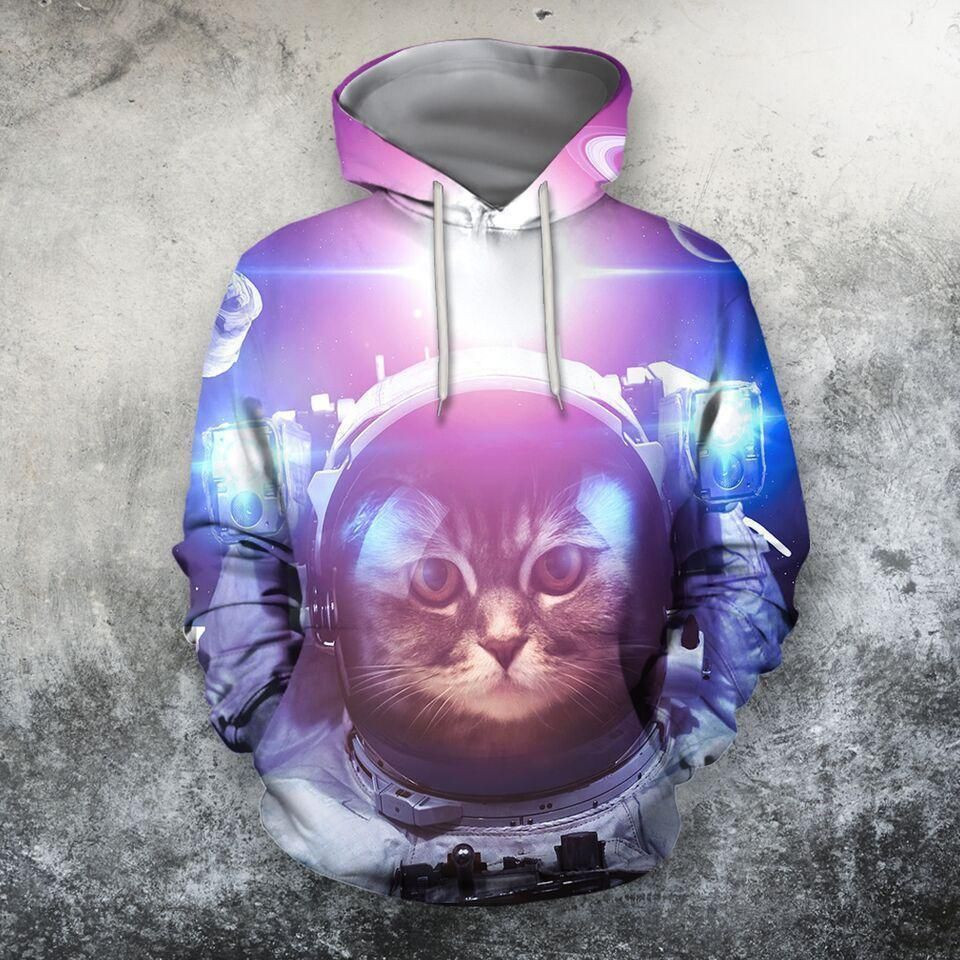 3d Astrocat Men Hoodie BT03