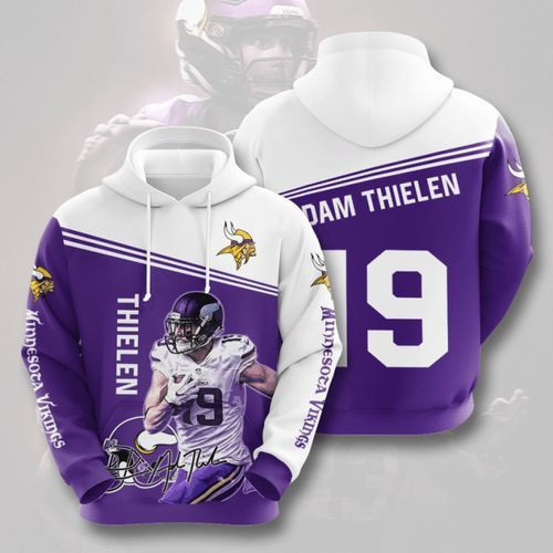 Amazon Sports Team Nfl Minnesota Vikings No128 Hoodie 3D