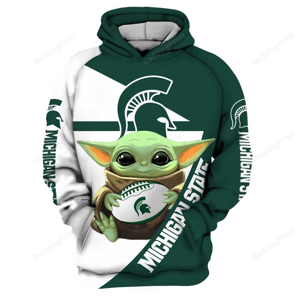 Ncaa- Michigan State Spartans 3d Hoodie Style 05