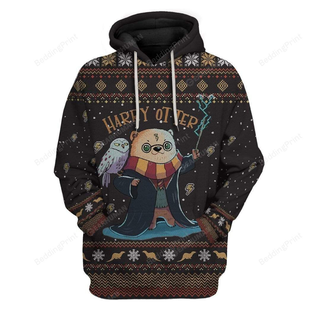 Ugly Harry Potter Otter 3d Hoodie