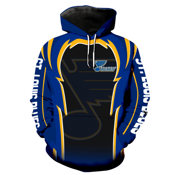 St Louis Blues And St Louis Blues 3D Hoodie Sweatshirt