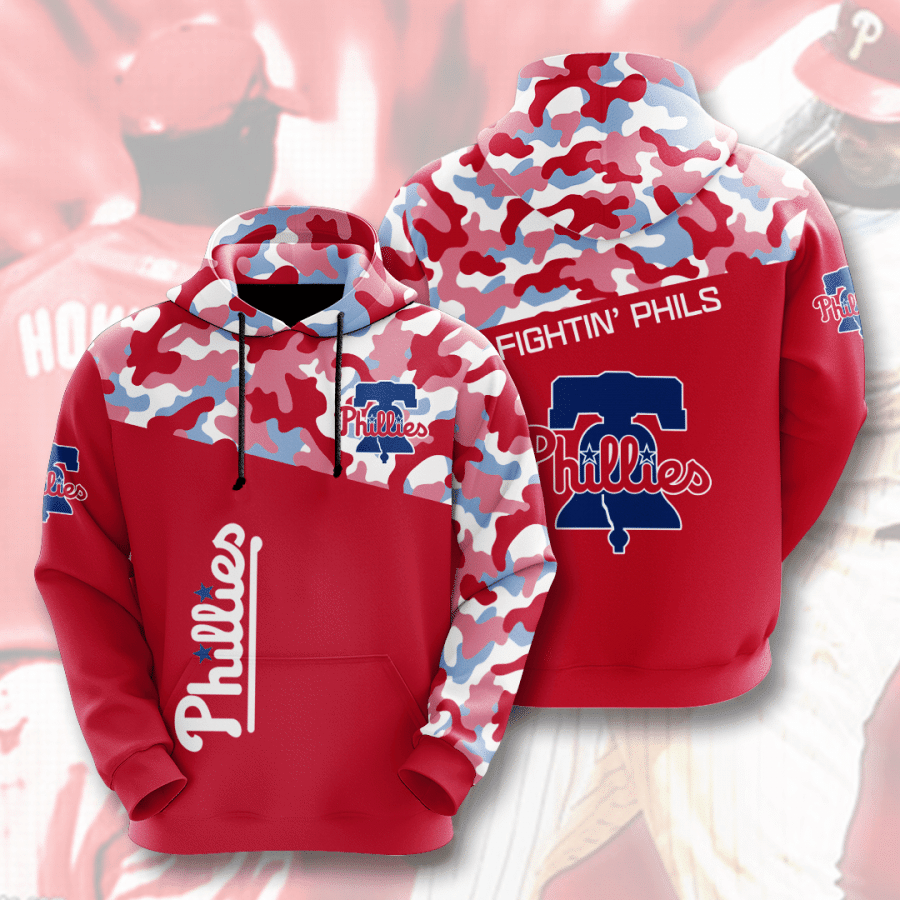 Mlb- Philadelphia Phillies 3d Hoodie Style 02