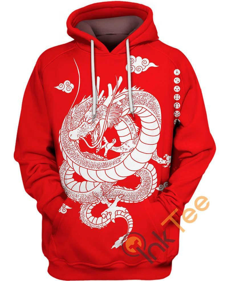 Shenlong Red Amazon Hoodie 3D Size S to 5XL