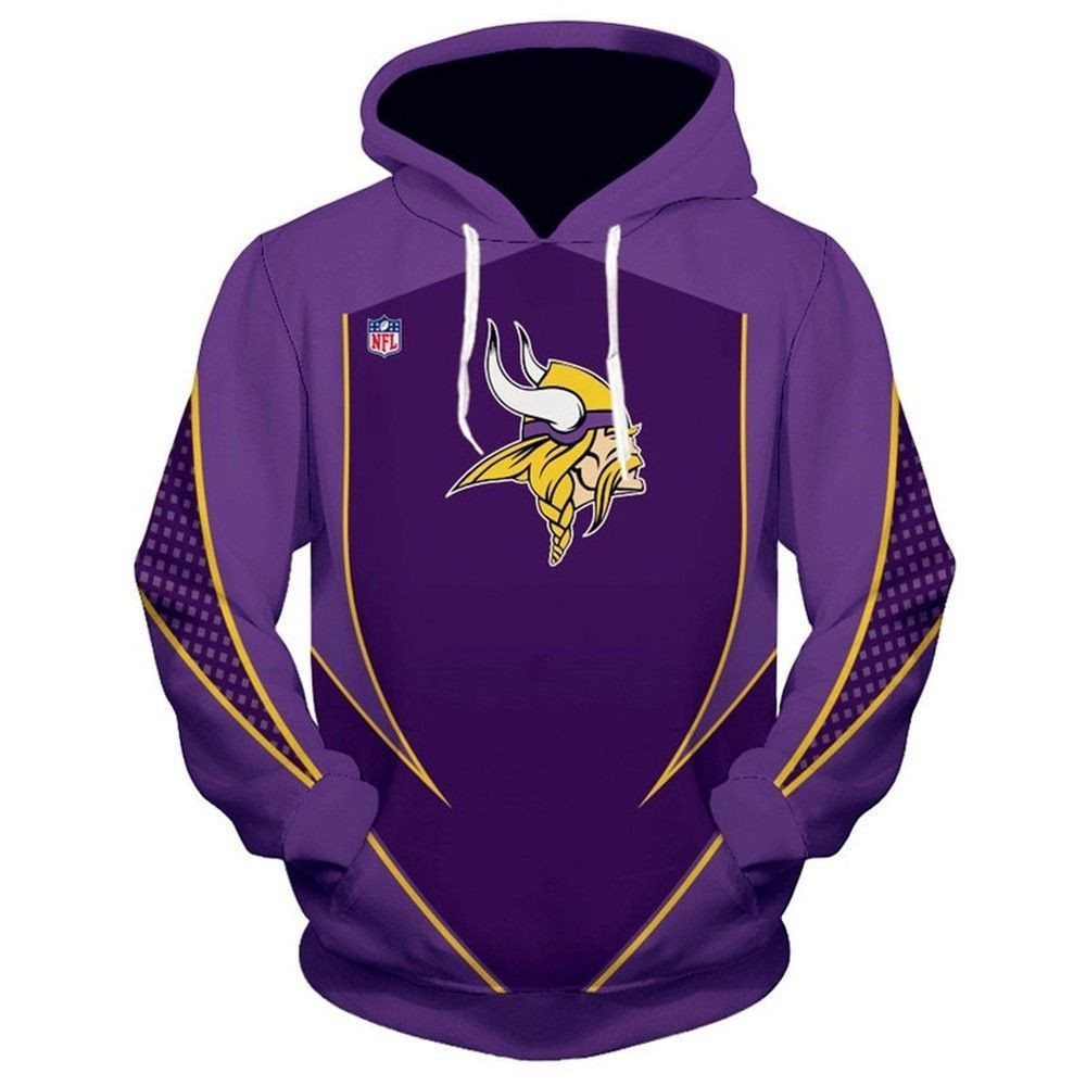 NFL Minnesota Vikings Men And Women 3D Full Printing Hoodie Zip Hoodie NFL Minnesota Vikings 3D Full Printing Shirt Minnesota Vikings 3D Hoodie Shirt