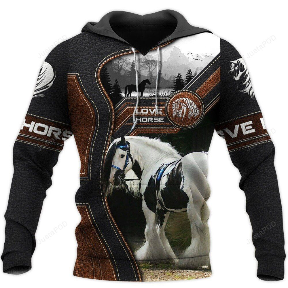 Horse For Unisex 3D All Over Print Hoodie, Zip-up Hoodie