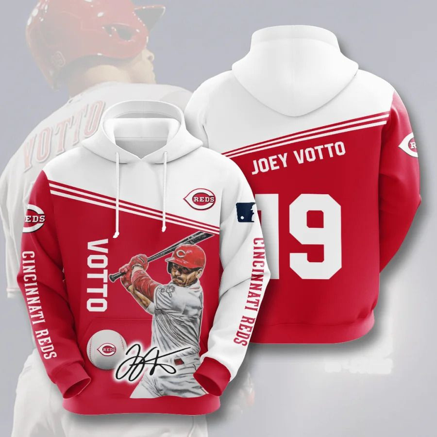 Mlb- Cincinnati Reds 3d Hoodie Style 03