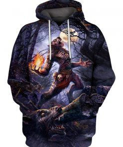 Shaman's Wolf Pack For Unisex 3D All Over Print Hoodie, Zip-up Hoodie