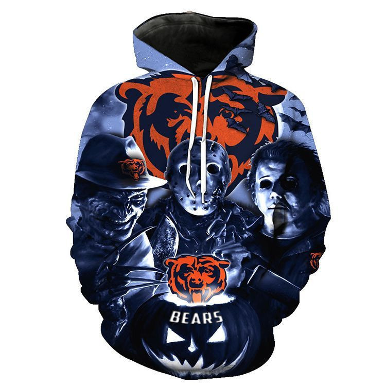 Chicago Bears 3d Hoodie Style 4